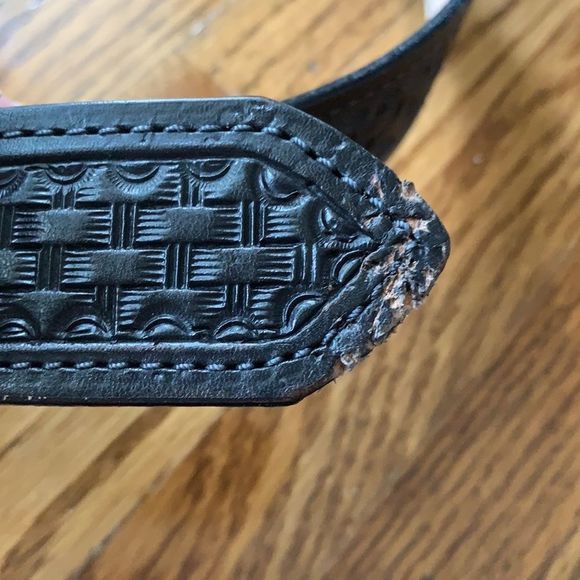 Men’s 36” black woven belt - Picture 5 of 5